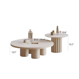 Pebble Shaped Fabric Sofa Set Deep Seat Couches