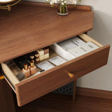 Small Corner Makeup Vanity Cupboard Dressing Table