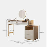 Makeup Vanity Dressing Table with Drawers Cabinet