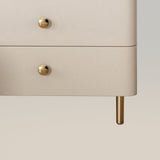 Modern White Makeup Vanity Set with Lighted Mirror and Stool