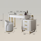 Modern Makeup Vanity Dressing Table Set