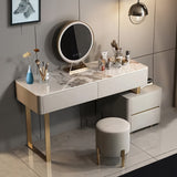 Modern Makeup Vanity Set with Storage