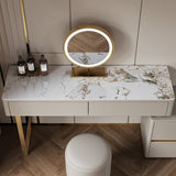 Modern Makeup Vanity Set with Storage