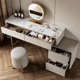 Modern Makeup Vanity Set with Storage