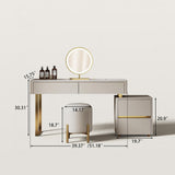 Modern Makeup Vanity Set with Storage