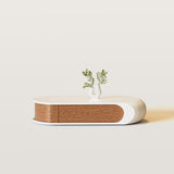 Modern Pebble Curved Coffee Table with Storage