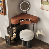 Modern Corner Makeup Vanity Set Dressing Table