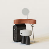 Modern Corner Makeup Vanity Set Dressing Table