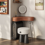 Modern Corner Makeup Vanity Set Dressing Table
