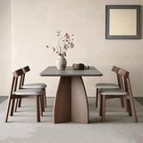 Modern Rectangle Dining Table Set Wooden Base Desk Set