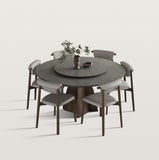 59'' Lazy Susan Dining Table with Turntable Centerpiece Tabletop