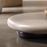 Small Oval Mod Rotatable Coffee Table