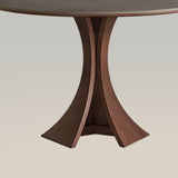 47'' Round Pedestal Dining Table for 4 Circle Dining Table Set