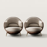 Modern Single Sofa Chair Leather Upholstered Armchair