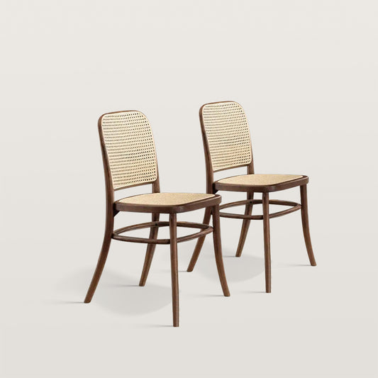 Rattan Hand Woven Armless Chair Outdoor Chairs