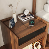 Modern Nightstand Bedside Table with Storage Drawer