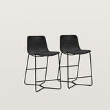 Rattan Wicker Outdoor Chairs High Counter Stool