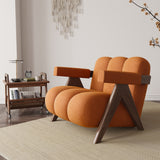 Minimalist Lounge Chair Upholstered Accent Chair