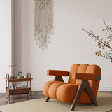 Minimalist Lounge Chair Upholstered Accent Chair