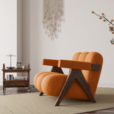 Minimalist Lounge Chair Upholstered Accent Chair