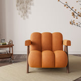 Minimalist Lounge Chair Upholstered Accent Chair