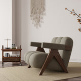 Minimalist Lounge Chair Upholstered Accent Chair