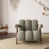 Minimalist Lounge Chair Upholstered Accent Chair