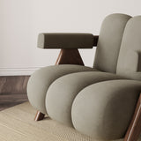 Minimalist Lounge Chair Upholstered Accent Chair