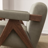 Minimalist Lounge Chair Upholstered Accent Chair