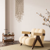 Minimalist Lounge Chair Upholstered Accent Chair