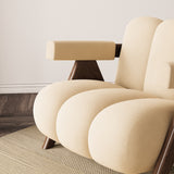 Minimalist Lounge Chair Upholstered Accent Chair