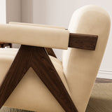 Minimalist Lounge Chair Upholstered Accent Chair