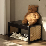 Stylish Rattan End Table Snack Side Tables