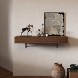 Multi Functional Floating Wall Shelf with Drawers