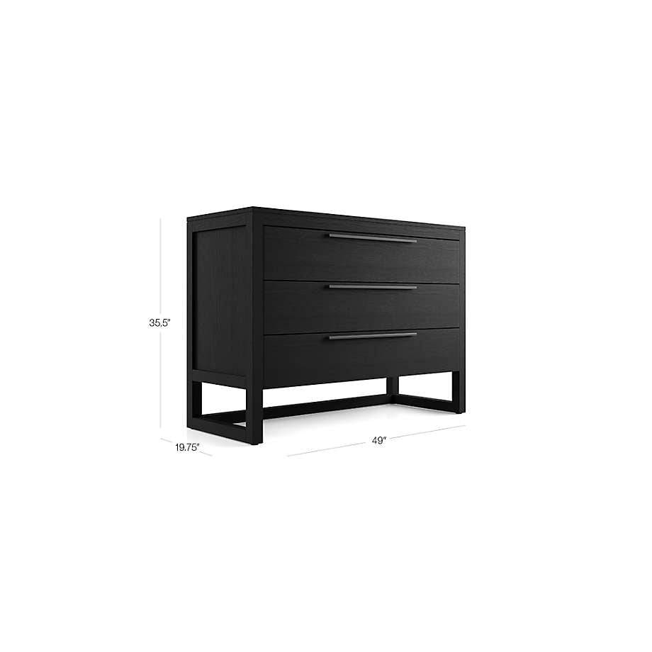 Black_3 drawers