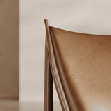 Waterproof Wax Leather Chair with High Elasticity Sponge