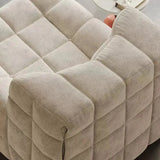 Corduroy Waffle Single Leisure Sofa Chair For Living Room