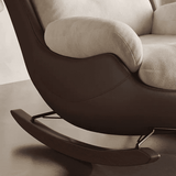 Ergonomic High Rebound Rocking Chair Nursery Rocker Recliner