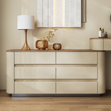 Adjustable Makeup Vanity Integrated with Bucket Cabinet