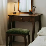 Retro Shoe Changing Stool Vintage Makeup Side Chair