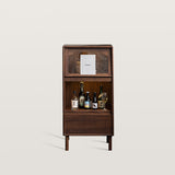 Floor Standing Drawer Cabinet with Transparent Door