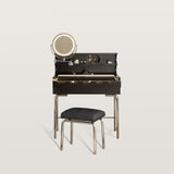 Bauhaus Makeup Vanity with Visual Desktop and Induction Light