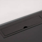 Bauhaus Makeup Vanity with Adjustable Bucket Cabinet