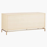 4 Drawer Dresser with Brass Handles And Base