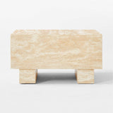 Living Room Coffee Table with Natural Rock Patterns