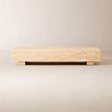 Living Room Coffee Table with Natural Rock Patterns