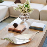 Living Room Coffee Table with Natural Rock Patterns