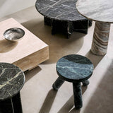 Living Room Coffee Table with Natural Rock Patterns