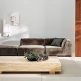 Living Room Coffee Table with Natural Rock Patterns