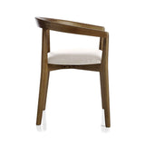 Round Backed Dining Chair with Armrests
